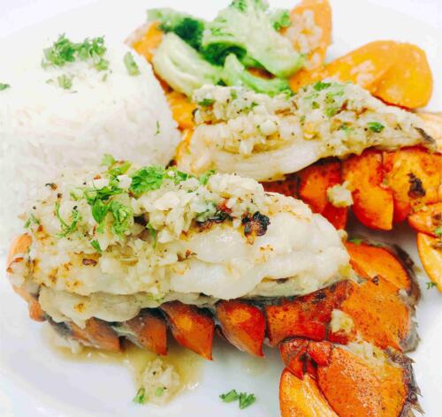 Roasted Two Lobster Tail