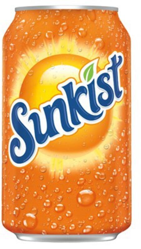 Sunkist Orange Soda In Can