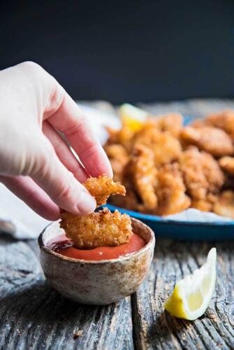 Popcorn Shrimp & Fries