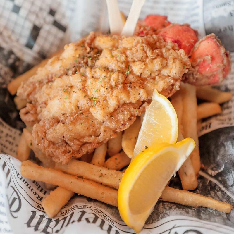Fried Lobster Tail & Fries