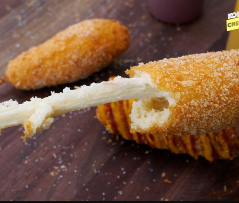 Korean Cheese Corn Dog & Fries